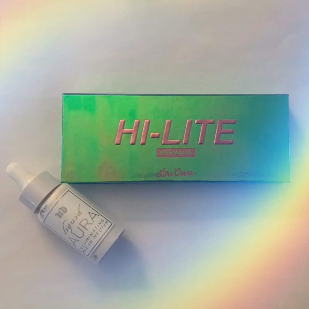 Urban Decay Aura + Lime Crime Mermaid Hi Lite Bundle